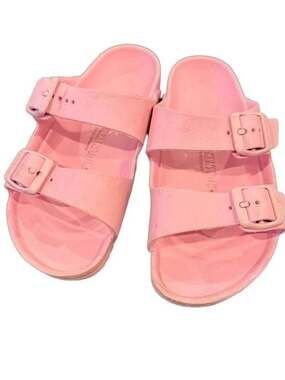 Birkenstock Kids Arizona EVA Slide Sandals in Fondant Pink Size 32 2 girls